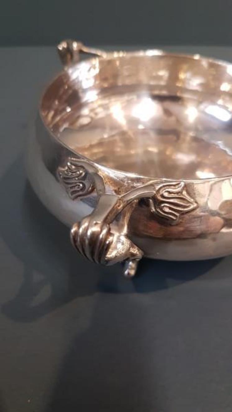 Edwardian Planished Silver Bowl 8.5oz - Image 4