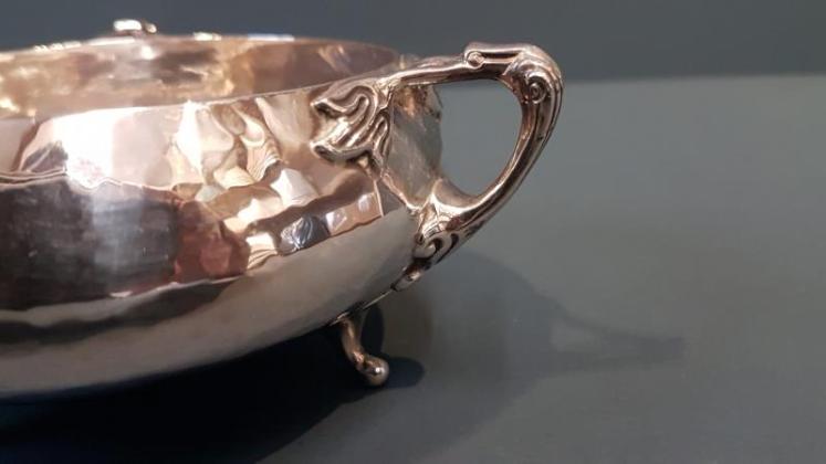 Edwardian Planished Silver Bowl 8.5oz - Image 5