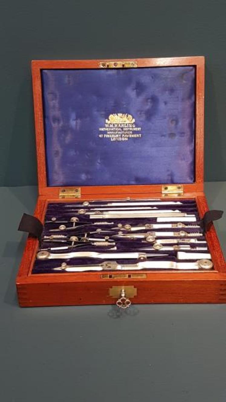 Edwardian Drawing Instrument Set - Image 2