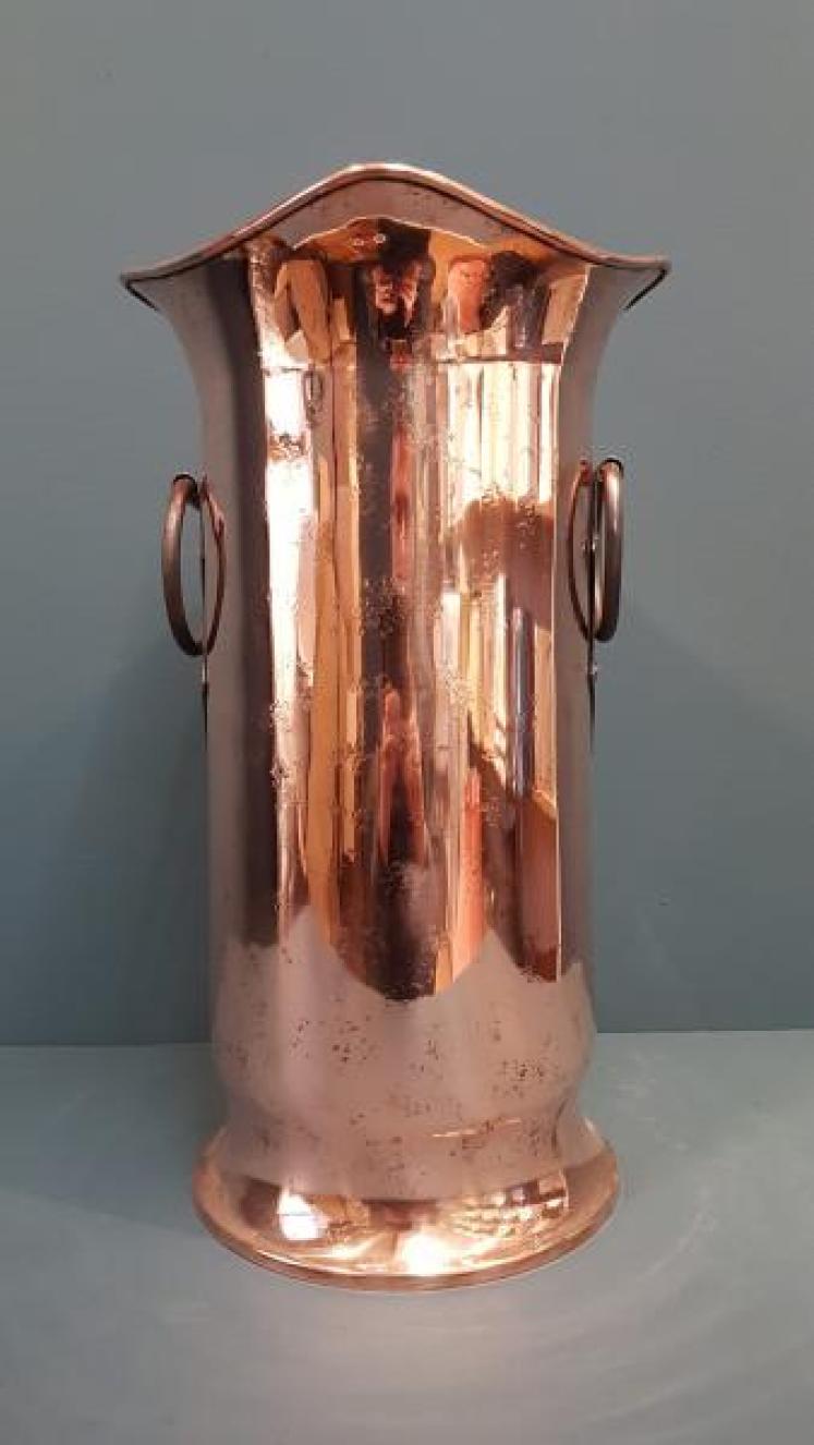 Copper Arts and Crafts Stick Stand - Image 4