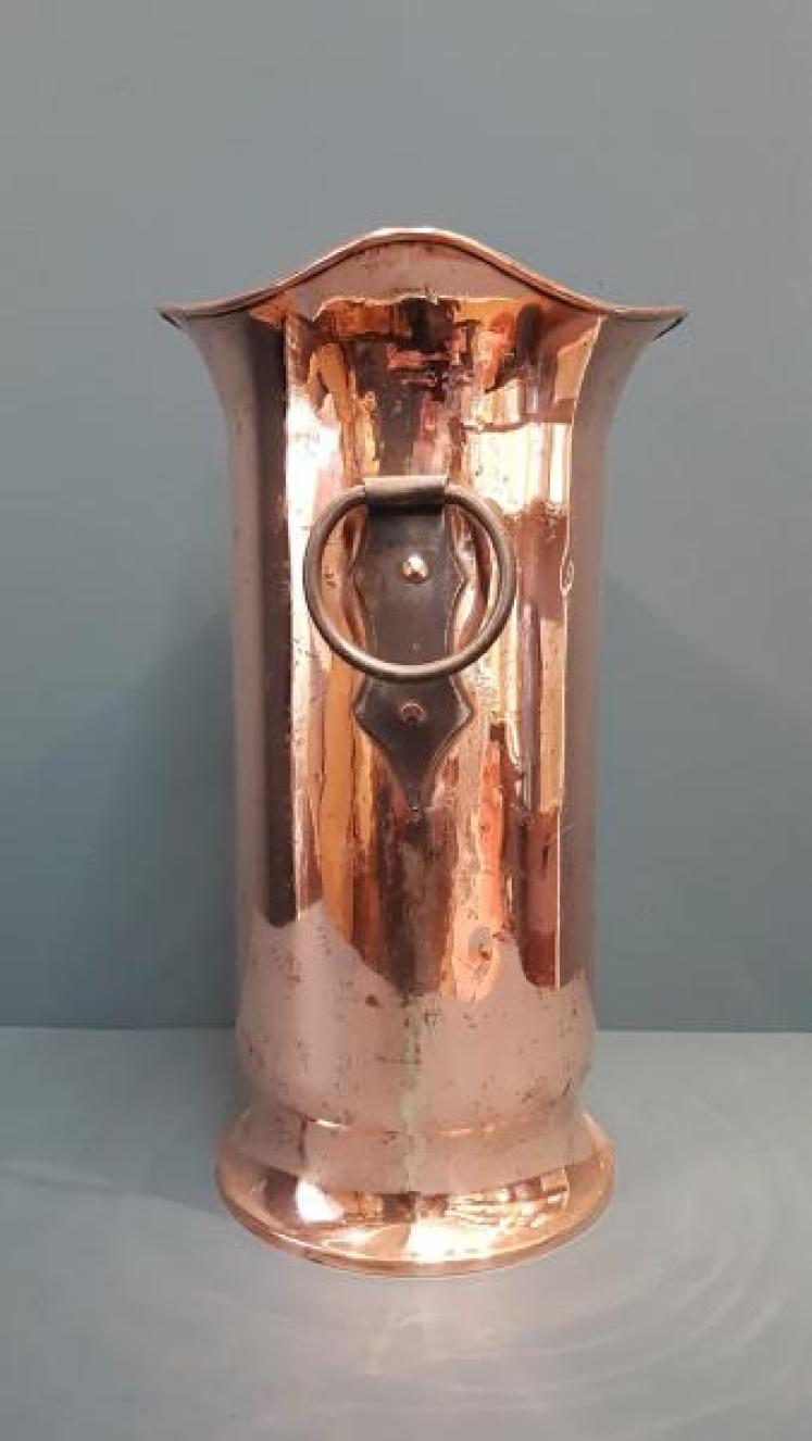 Copper Arts and Crafts Stick Stand - Image 5