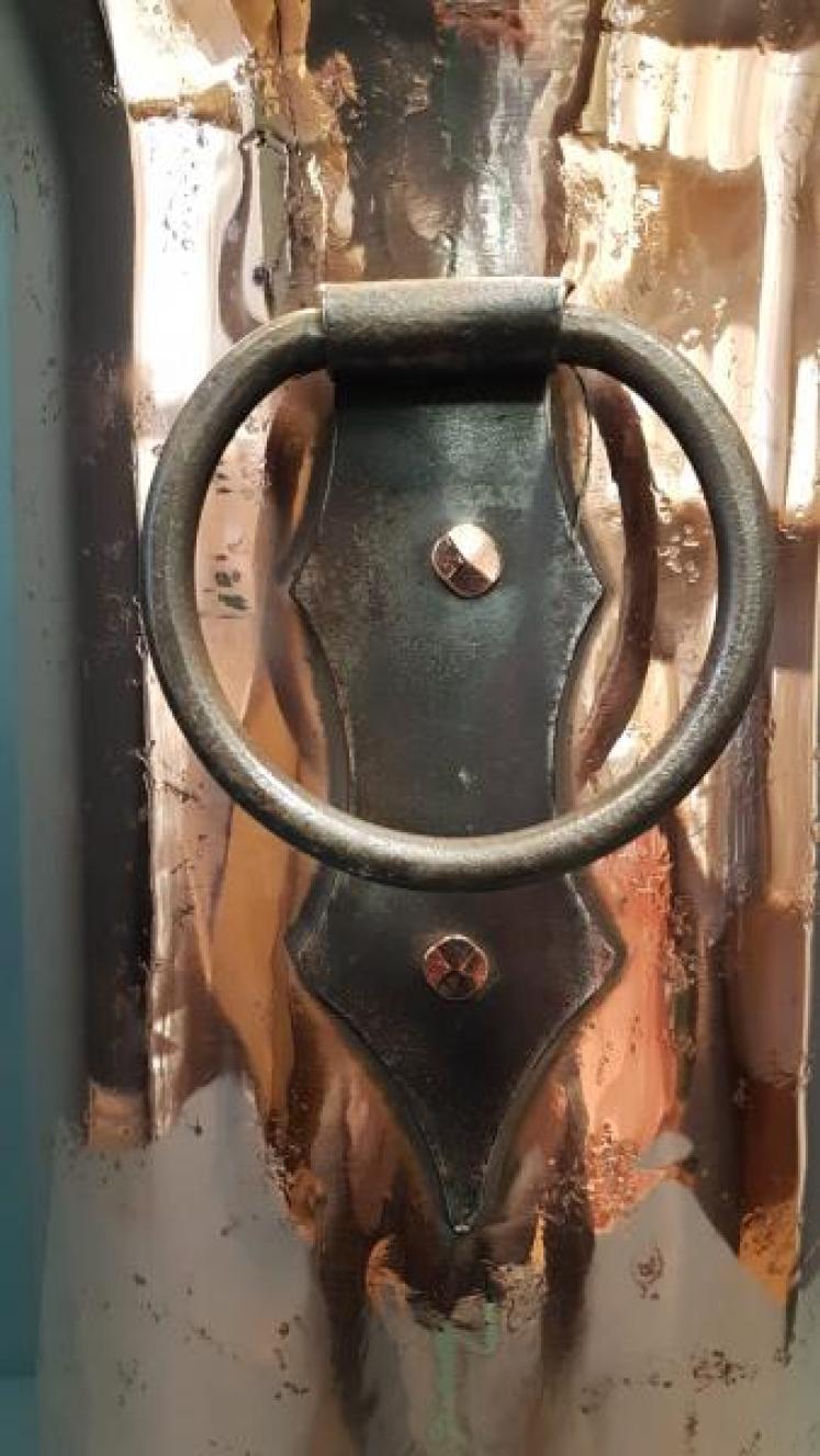 Copper Arts and Crafts Stick Stand - Image 6