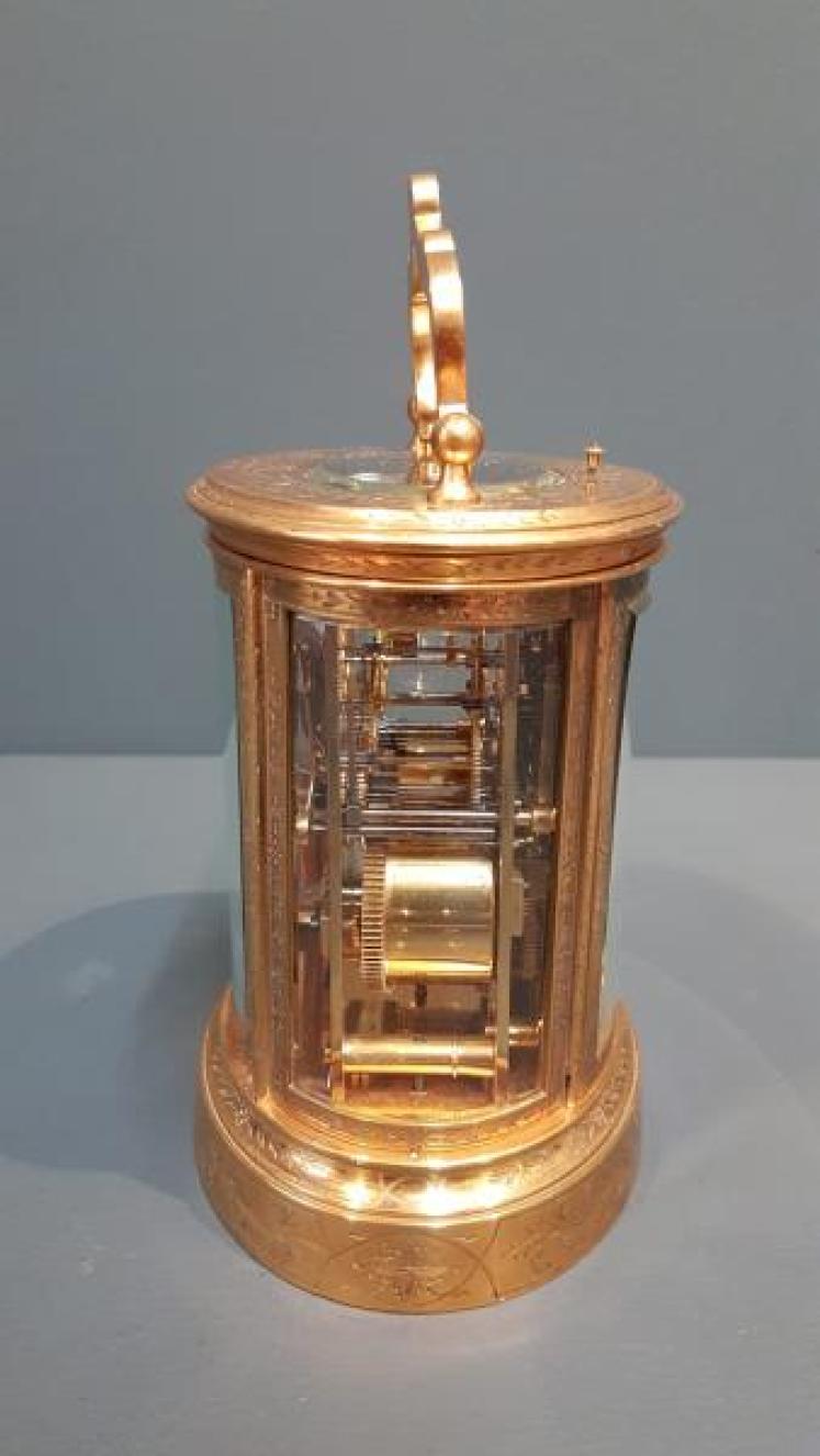 Fine Victorian Engraved Case Repeating Carriage Clock - Image 2