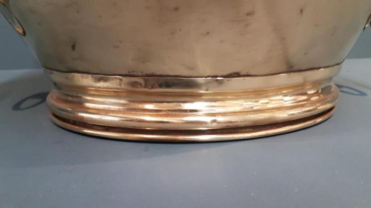 Large Victorian Brass Planter - Image 5