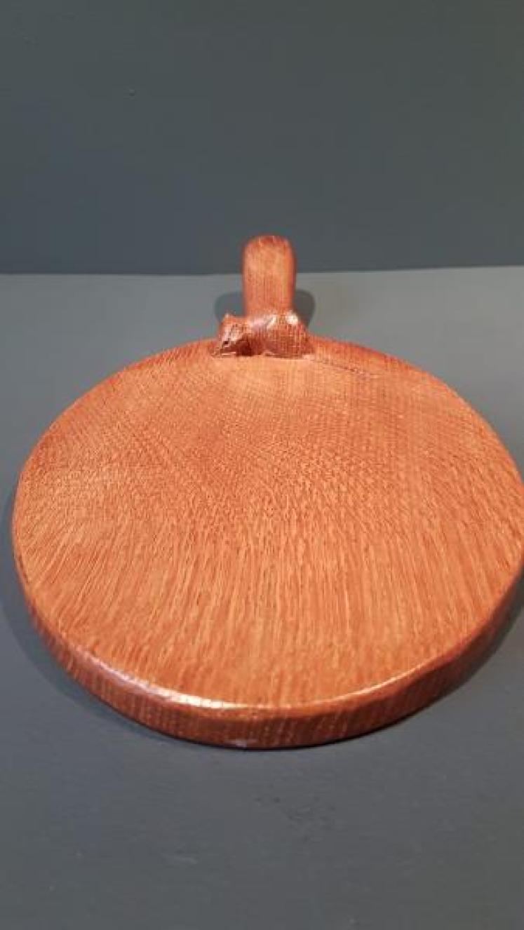 1940's Thompson's of Kilburn Mouseman Cheese Board - Image 6