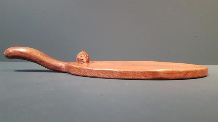 1940's Thompson's of Kilburn Mouseman Cheese Board - Image 7