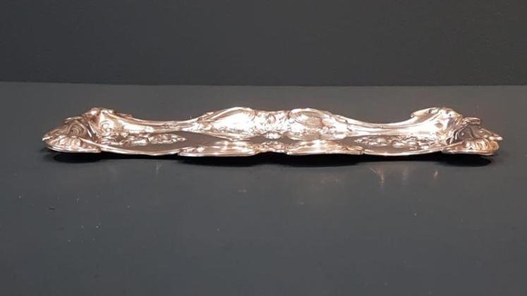 Art Nouveau Silver Snuffer or Pen Tray - Image 3