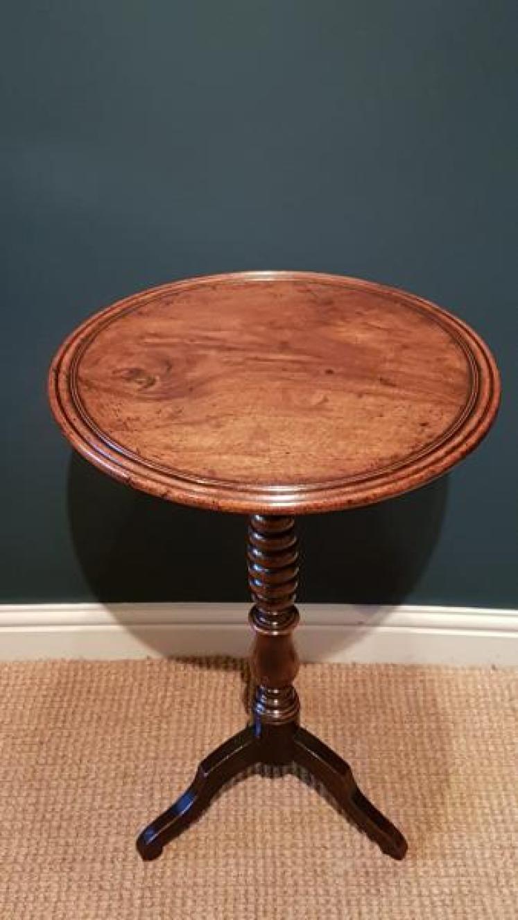 George II Walnut Snap Top Table - Image 1
