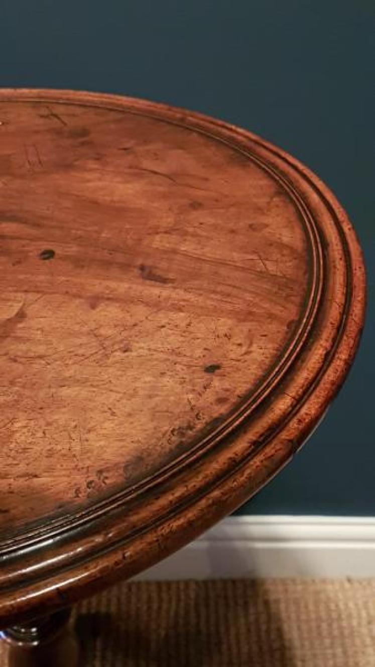 George II Walnut Snap Top Table - Image 2