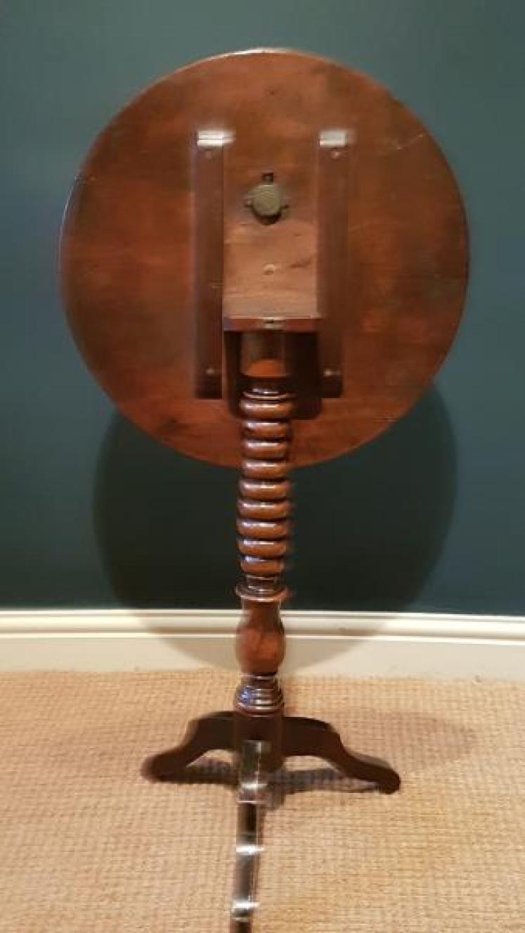 George II Walnut Snap Top Table - Image 3