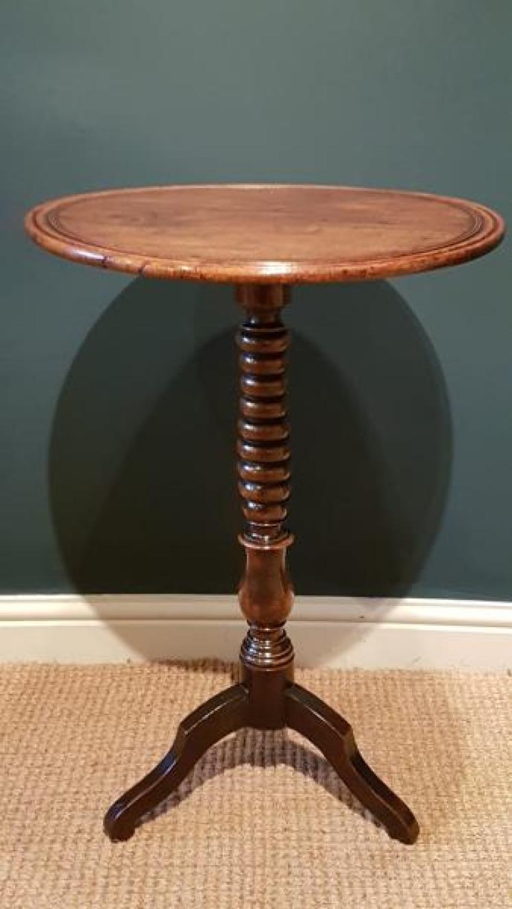 George II Walnut Snap Top Table - Image 6
