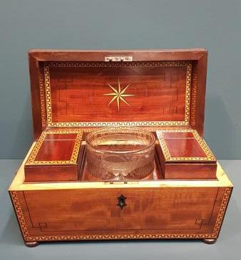 Outstanding Quality Georgian Tea Caddy