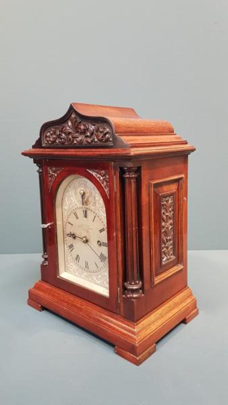 Victorian Double Fusee Bracket Clock - Image 7