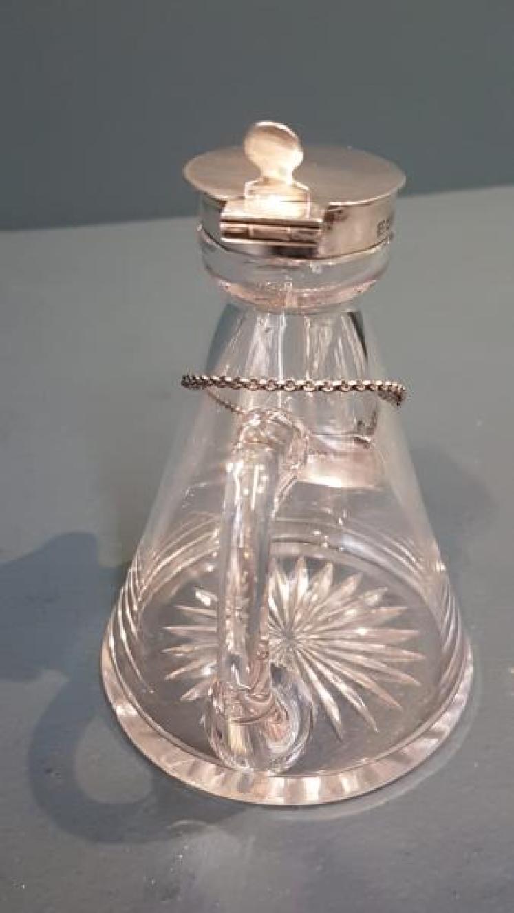 Hukin & Heath Silver Mounted Port Noggin - Image 4