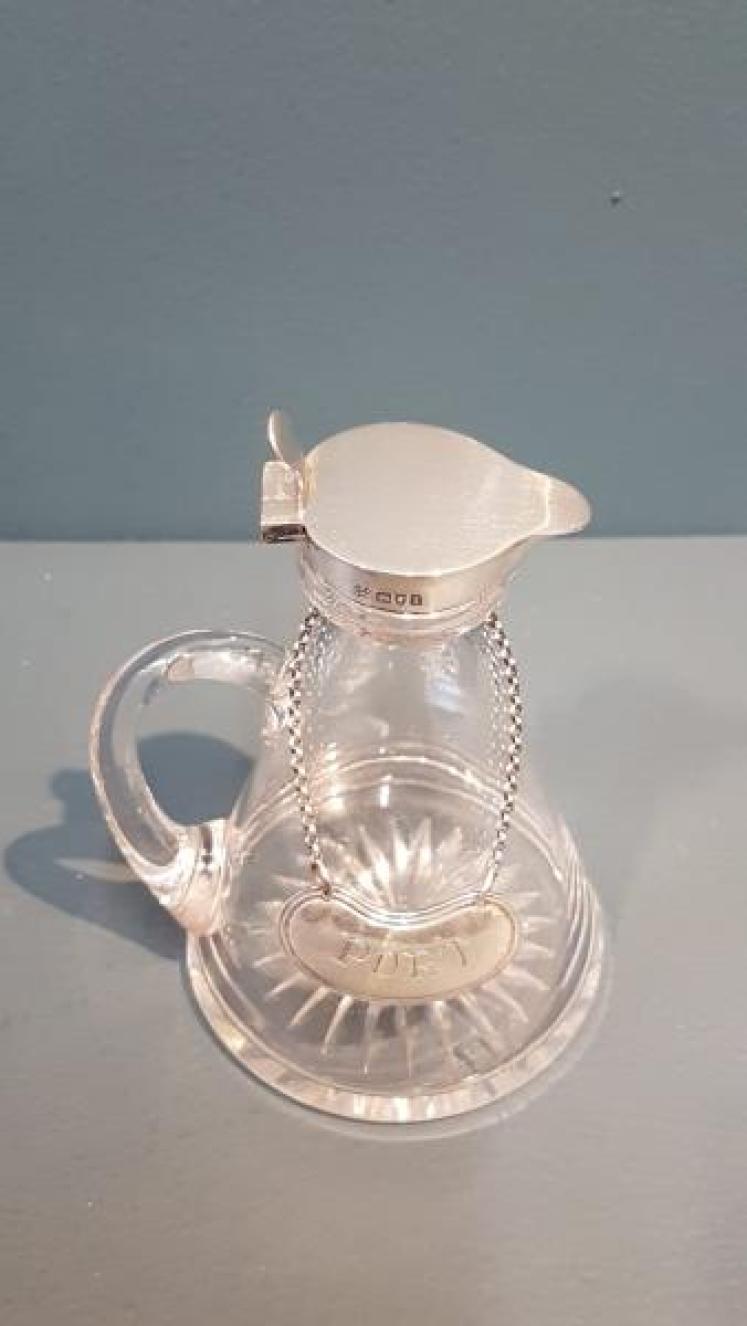Hukin & Heath Silver Mounted Port Noggin - Image 6