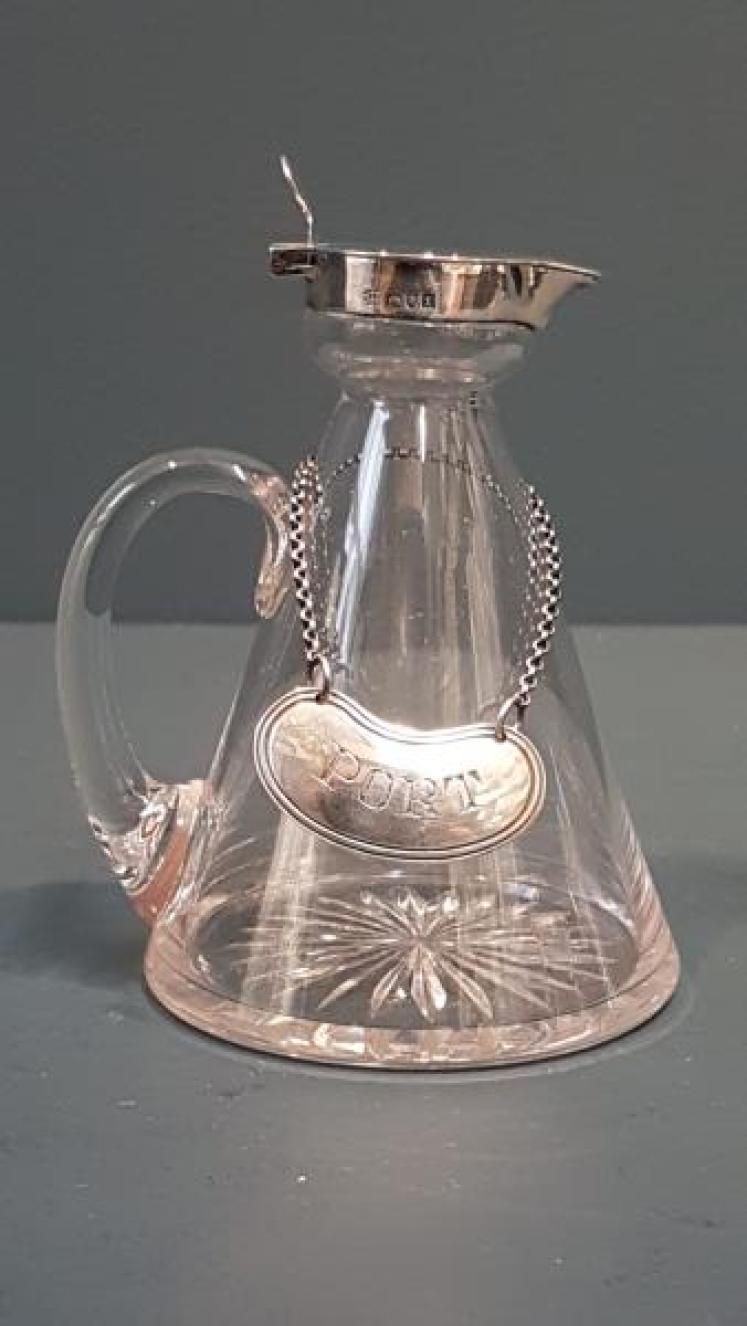 Hukin & Heath Silver Mounted Port Noggin - Image 7