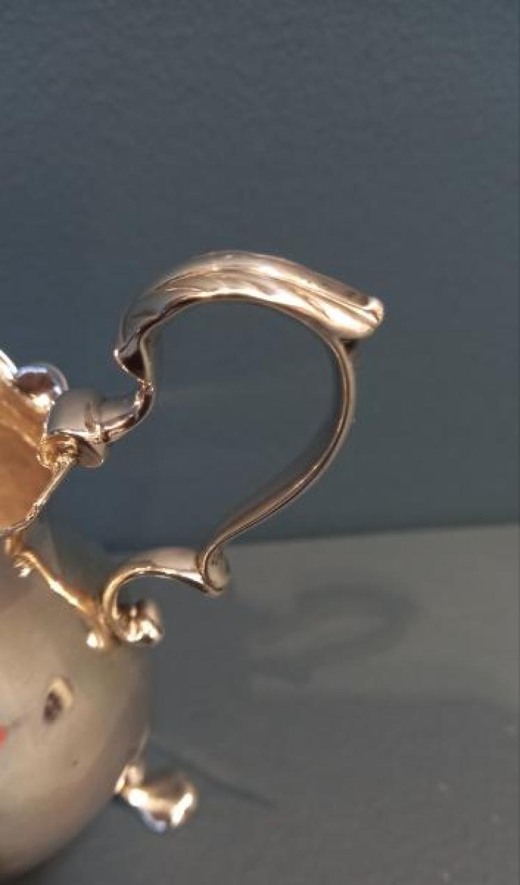 Fine George II Period Silver Cream Jug - Image 4