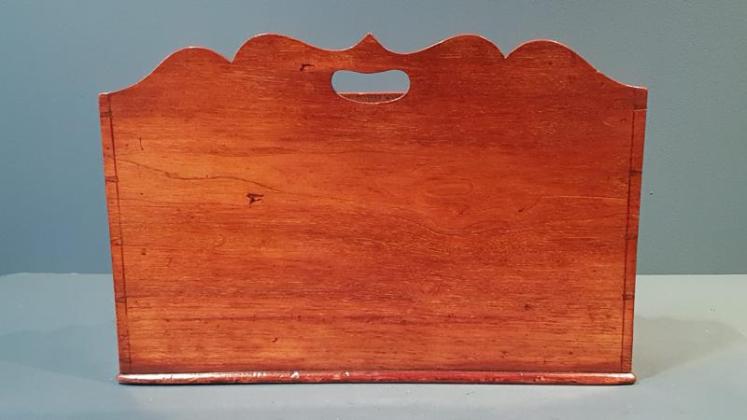 Large Victorian Walnut Waterfall Letter Rack - Image 4