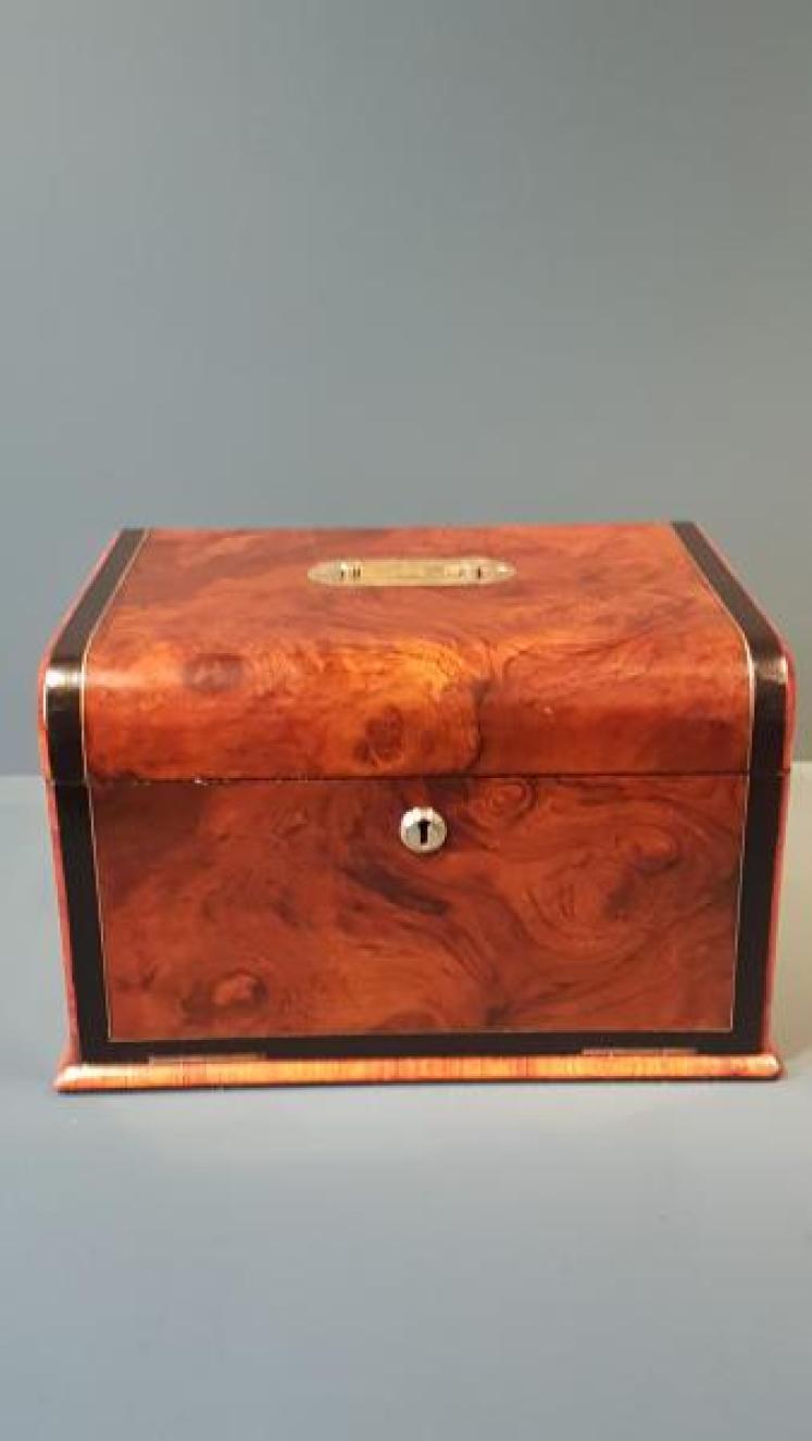Large Victorian Fold Out Jewellery Box - Image 7
