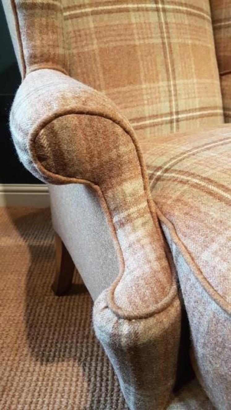 Late Victorian Wing Back Arm Chair - Image 2