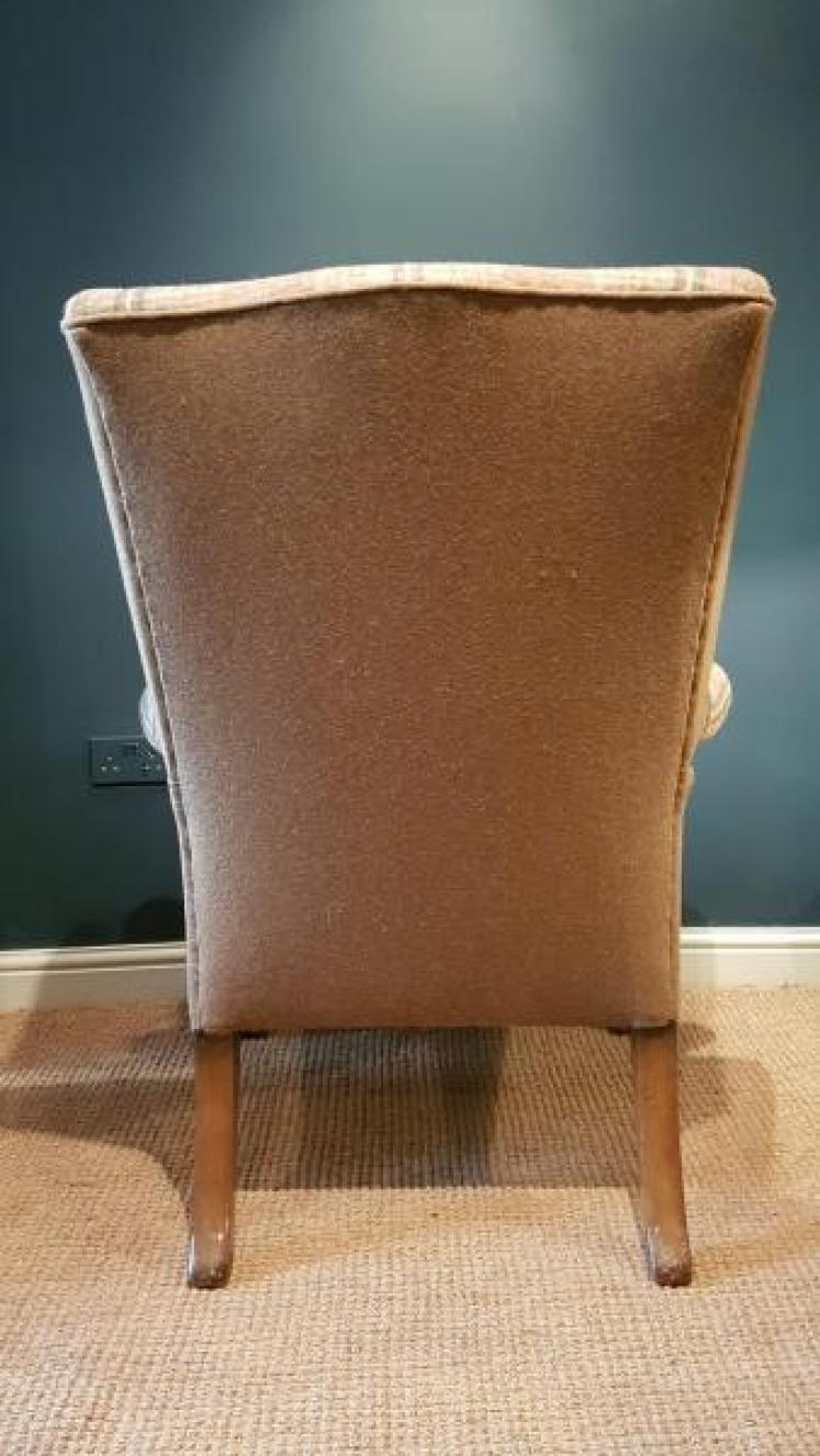 Late Victorian Wing Back Arm Chair - Image 3