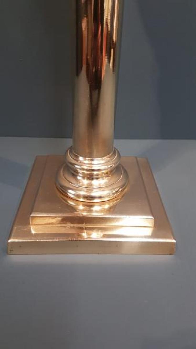 Superb Victorian Ruby Glass Reservoir Oil Lamp - Image 5