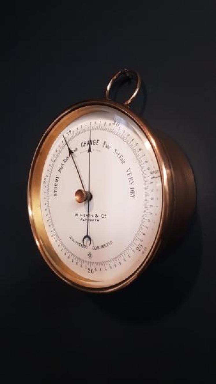 Victorian Enamel Dial Marine Barometer - Image 2