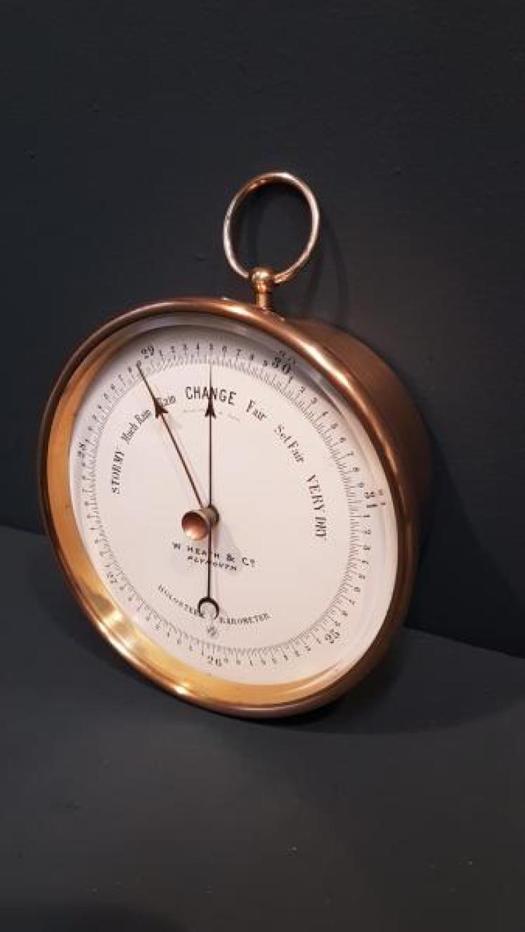 Victorian Enamel Dial Marine Barometer - Image 6