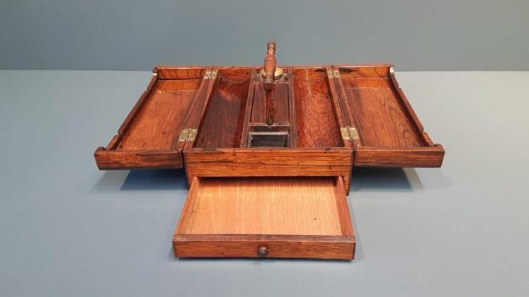 Regency Rosewood Pen and Ink Box - Image 1
