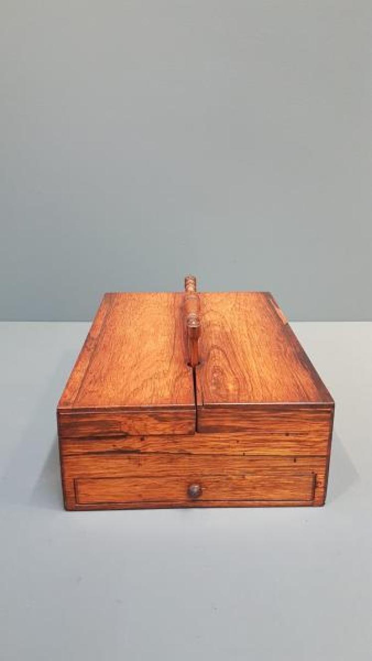Regency Rosewood Pen and Ink Box - Image 2