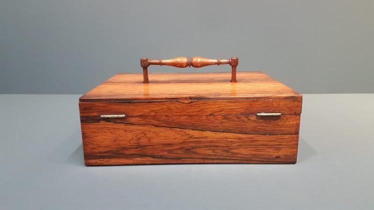 Regency Rosewood Pen and Ink Box - Image 4