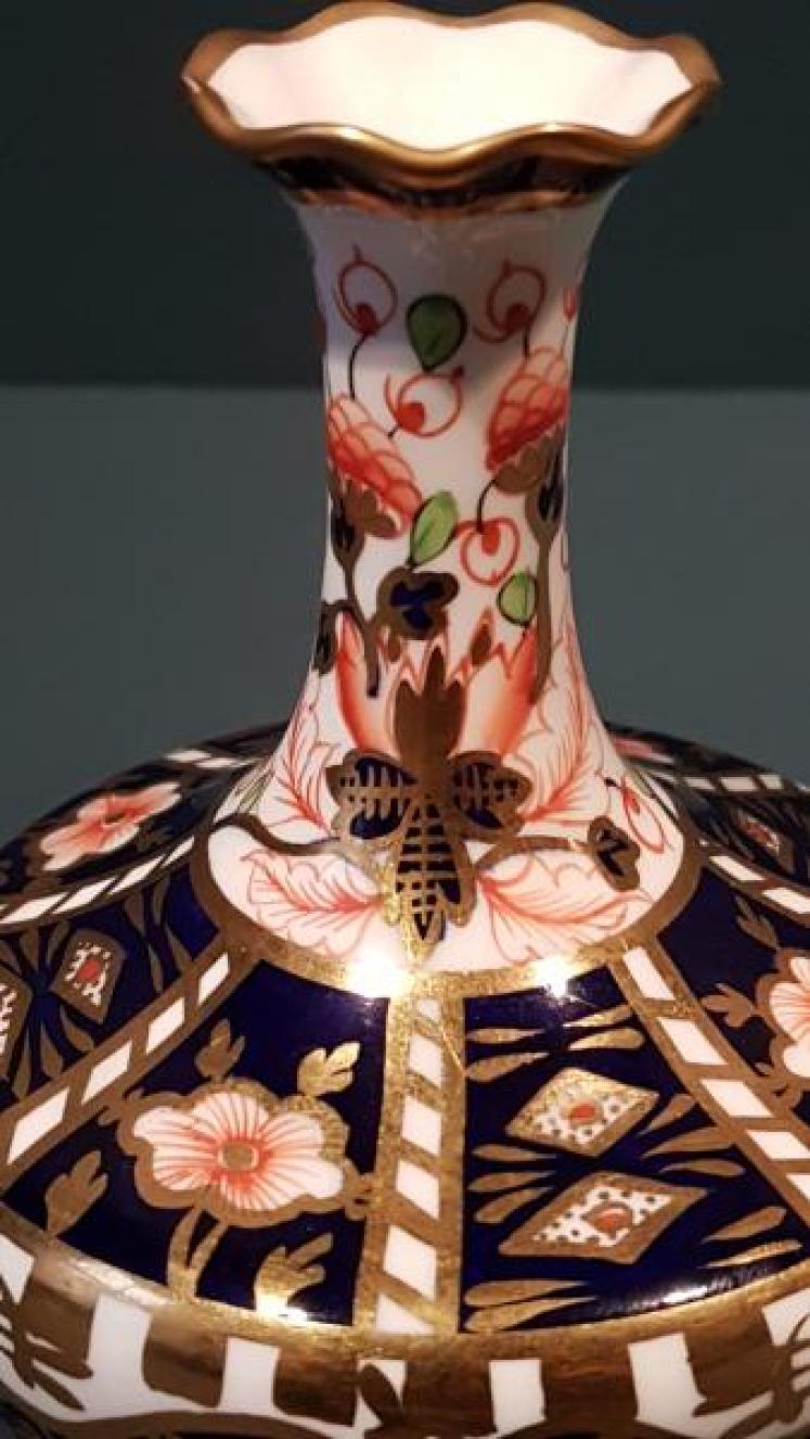 Royal Crown Derby Imari Vase - Image 2