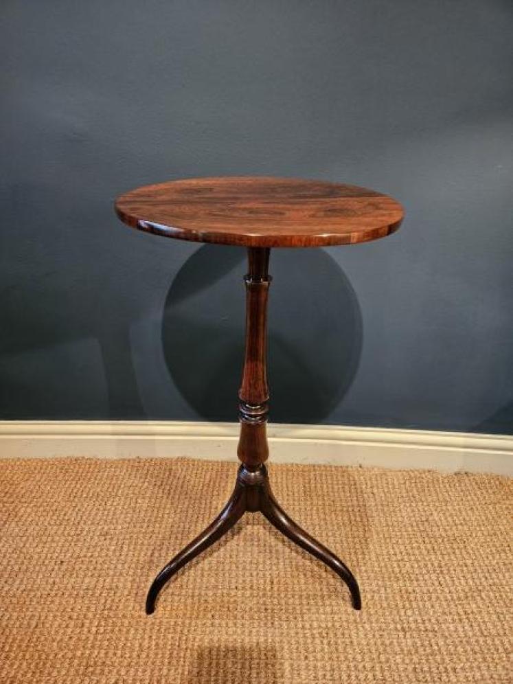 Regency Rosewood Tripod Table - Image 1
