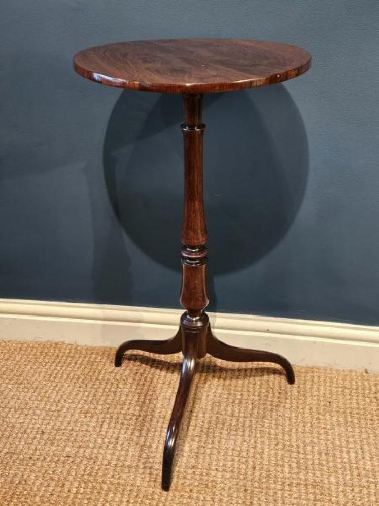Regency Rosewood Tripod Table - Image 3