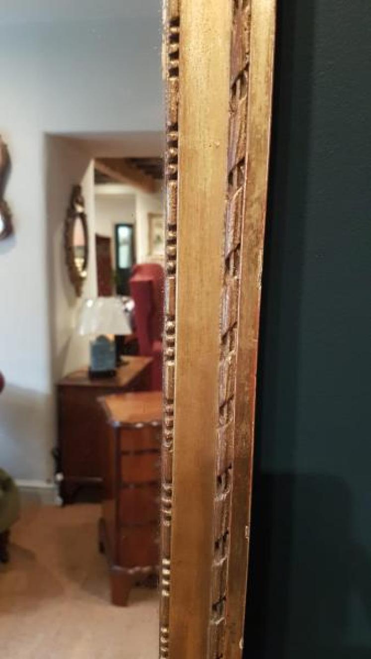 Full Length Victorian Timber Gilt Mirror - Image 3