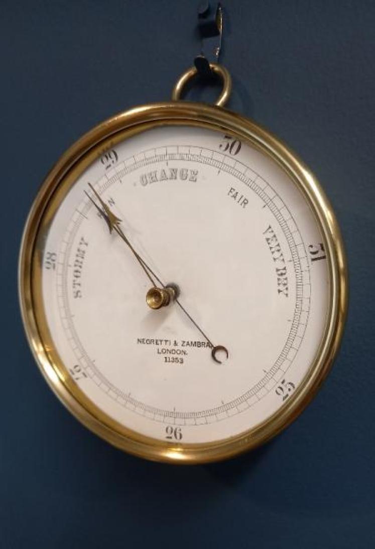 Victorian Negretti & Zambra Marine Barometer - Image 3