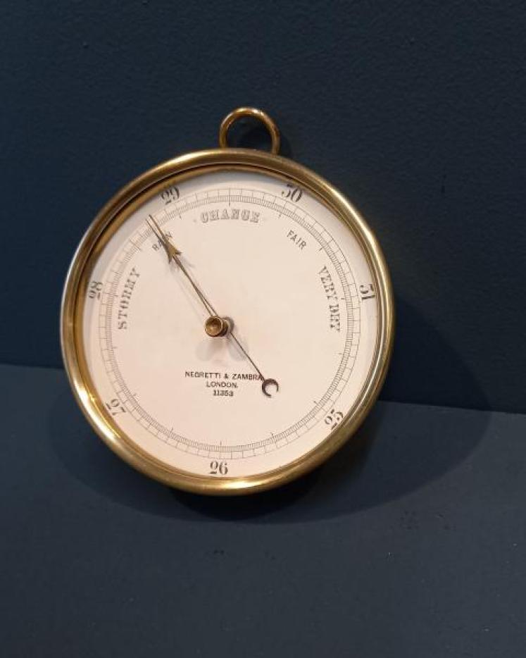 Victorian Negretti & Zambra Marine Barometer - Image 7