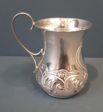 Edwardian Silver Mug 