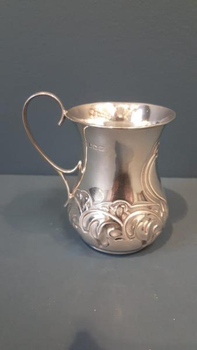 Edwardian Silver Mug  - Image 1