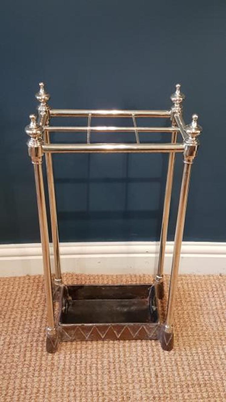 Victorian Brass and Cast Iron Stick Stand - Image 1