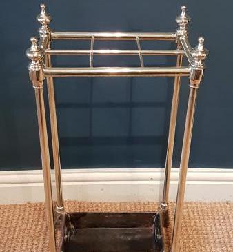 Victorian Brass and Cast Iron Stick Stand
