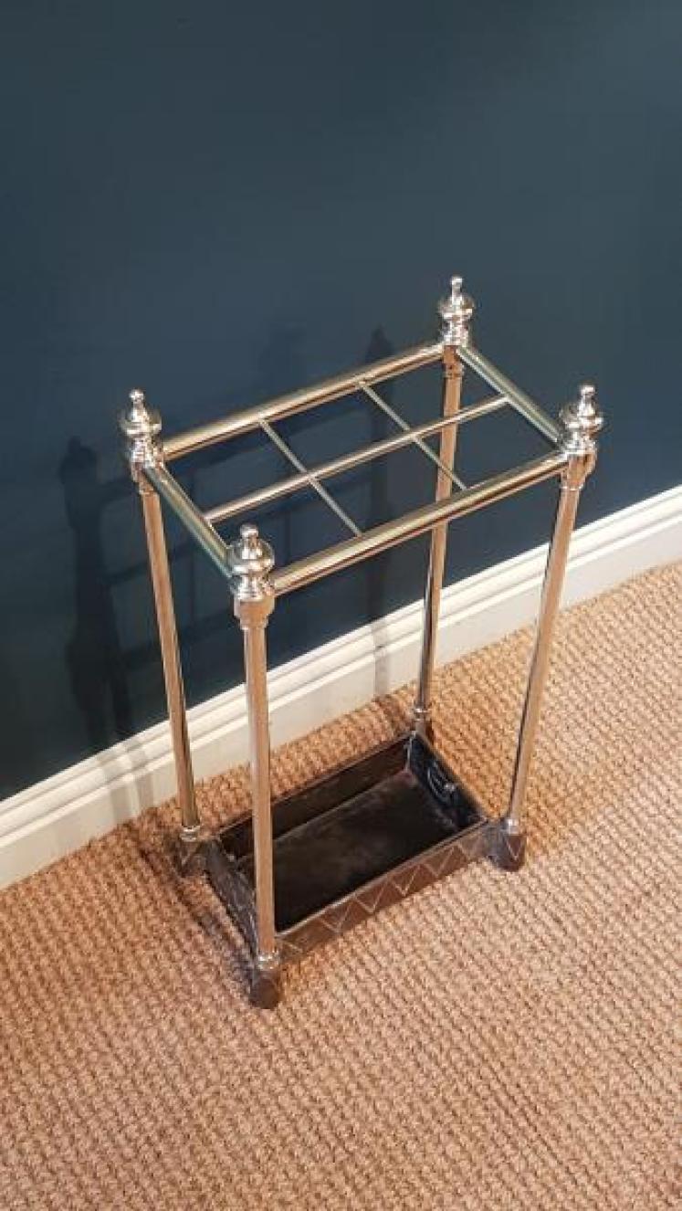Victorian Brass and Cast Iron Stick Stand - Image 6