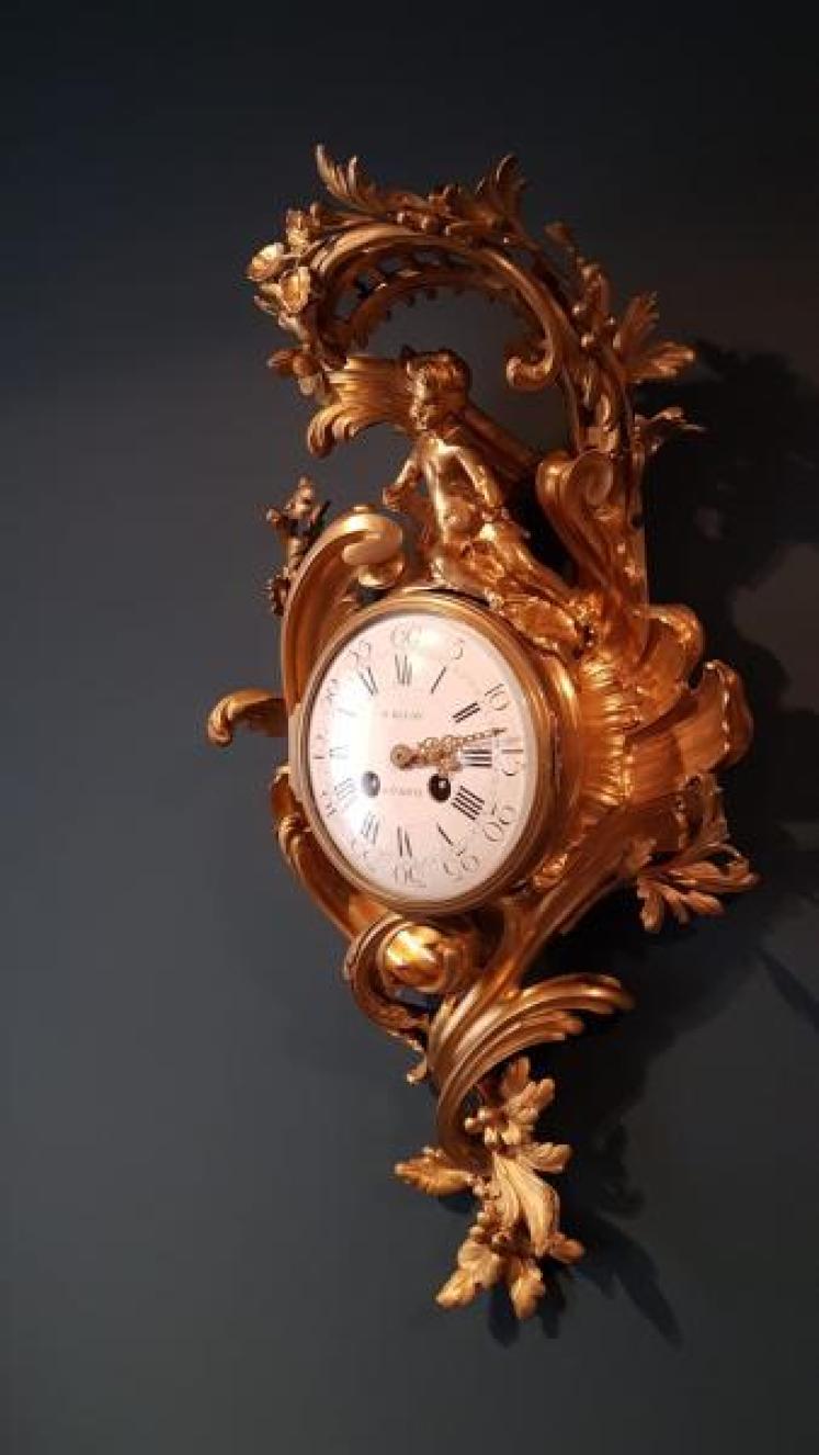 18th Century French Ormolu Cartel Clock By Baillon - Image 6