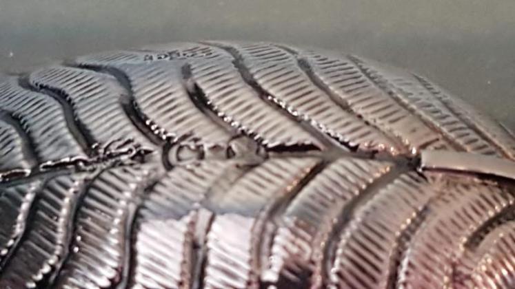 Unusual George III Silver Leaf Caddy Spoon  - Image 7