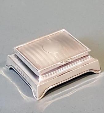 Silver Stamp Box 