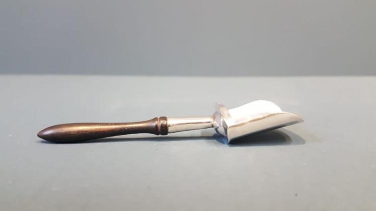George III Silver Tea Scoop  - Image 2
