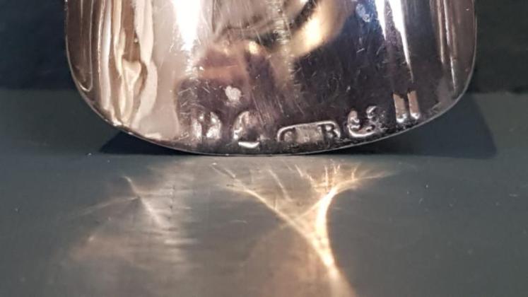 George III Silver Tea Scoop  - Image 4