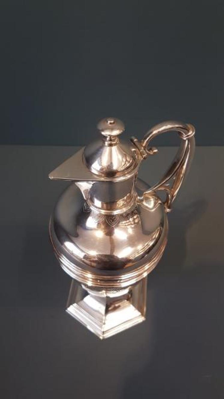 Large George V Silver Wine Ewer - Image 3