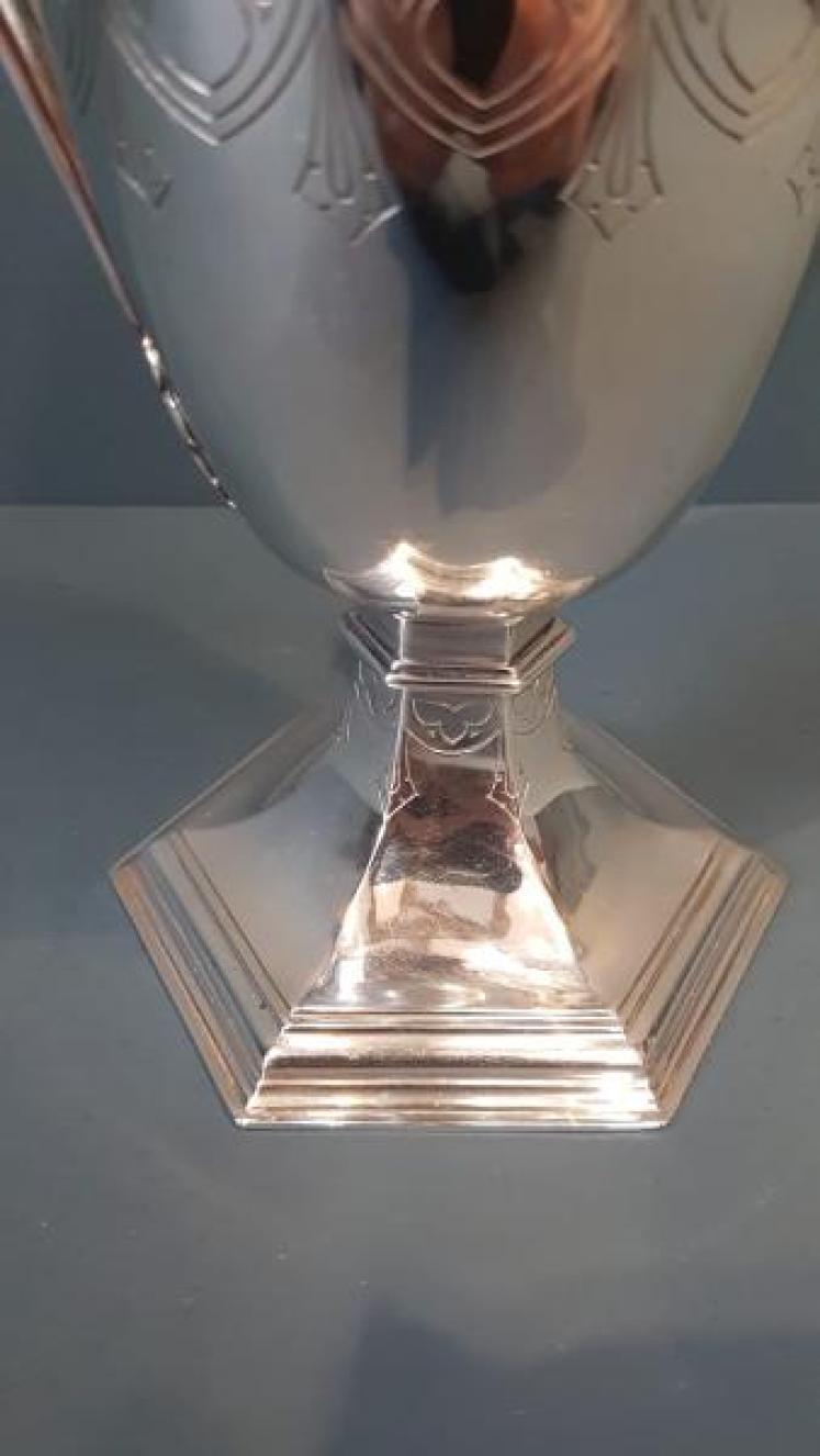 Large George V Silver Wine Ewer - Image 5