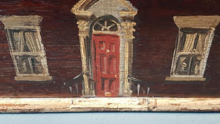 George III Oak Country House Cutlery Tray - Image 3